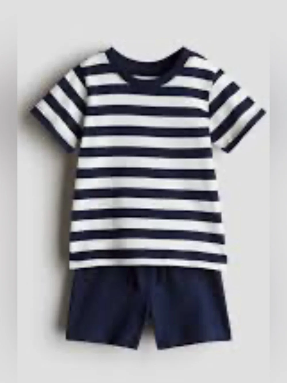 Old Navy  and HM Blue and Navy Toddler Shorts Set